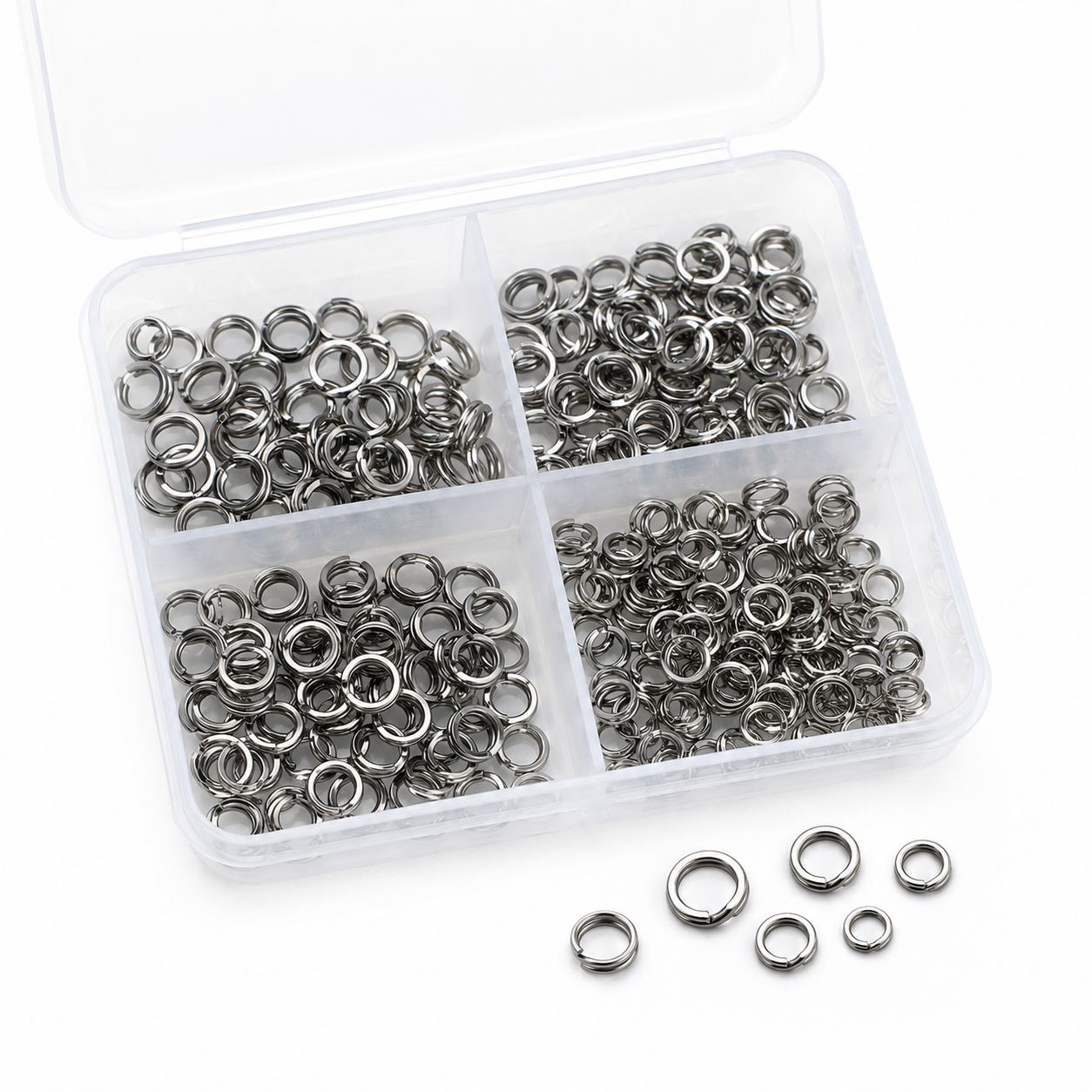 ELLYCIO 300pcs Split Rings